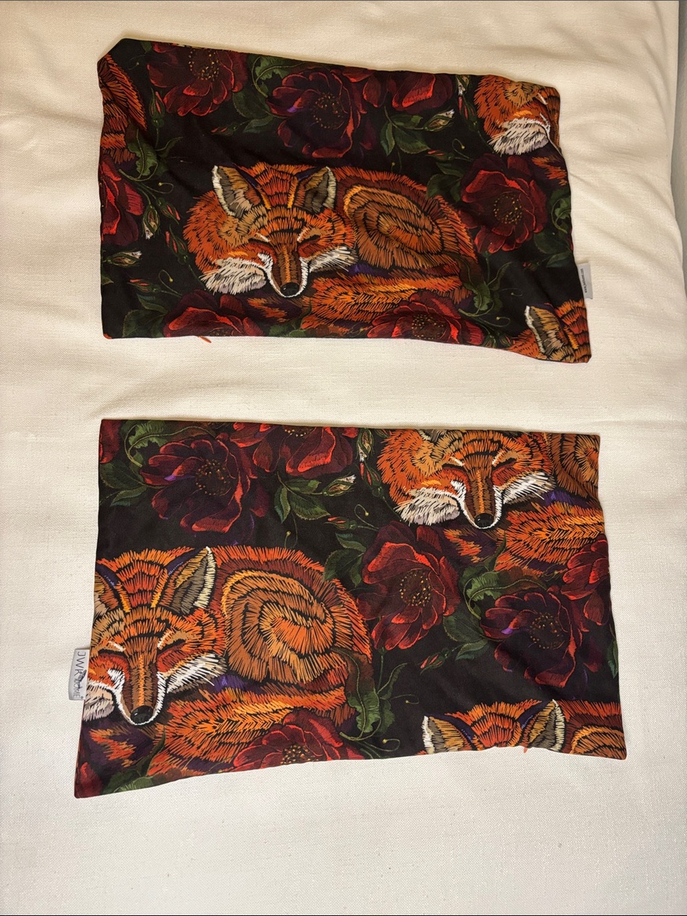 Fox Print pillow cover set for  throw pillows 14 x 22 inches -396sku